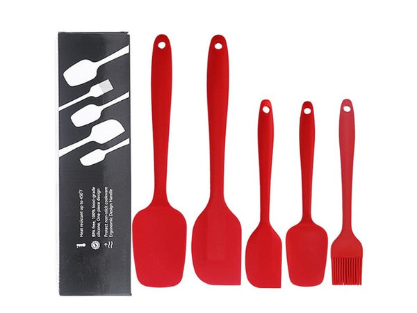 Seamless Silicone Spatula Set 5pcs