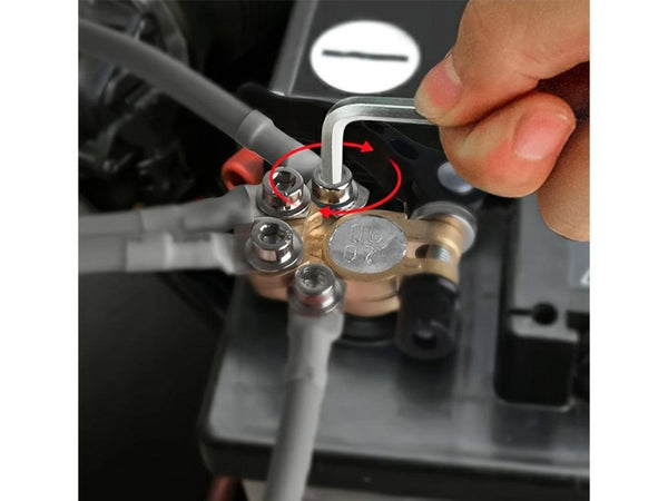 Heavy-Duty Brass Battery Terminal Connectors for Car & RV