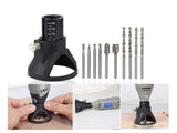 1pc Rotary Burr Set with Cutting Guide Locator for Dremel