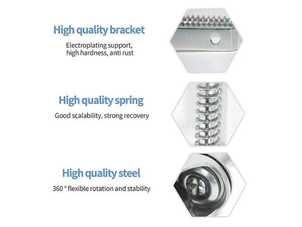 Spring-Loaded Gate Caster Wheel 100mm, 70kg Load