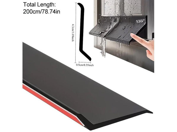 2m Waterproof Self-Adhesive Door & Window Sealing Strip