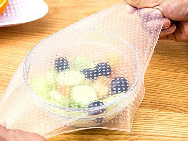 Reusable Silicone Cling Wrap 1PCS 200x200mm