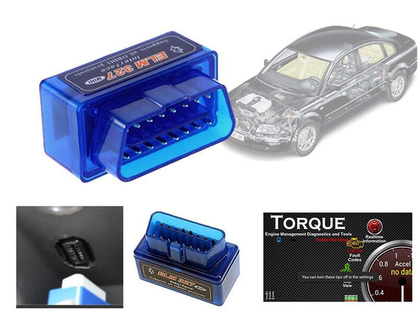 ELM327 Bluetooth OBD2 Car Fault Code Scanner Tool