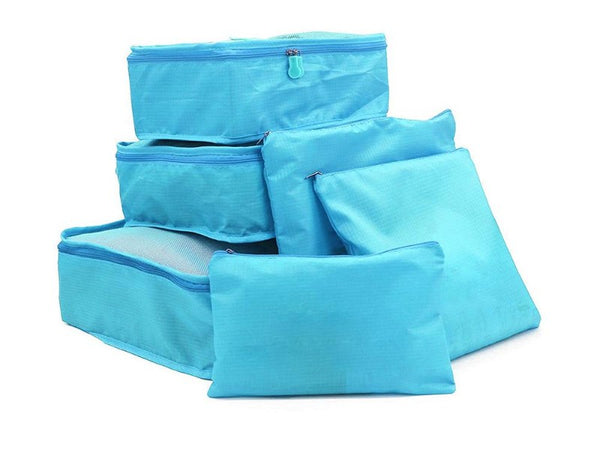 6PCS Waterproof Travel Clothes Storage Bags