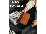 6-Slot Foldable Travel Sunglasses Organizer & Hanging Case