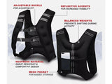 10kg Weighted Training Vest for Running & Fitness