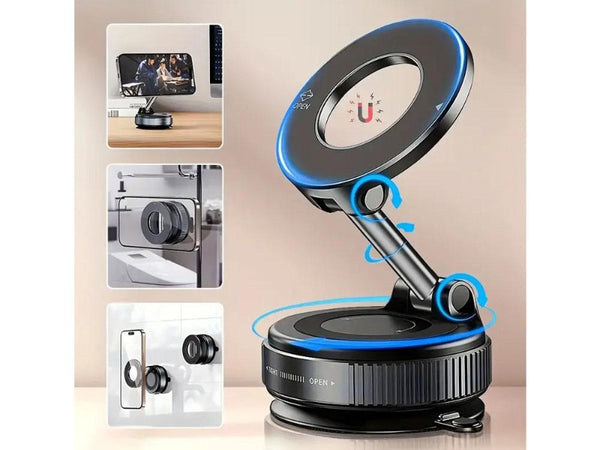 Magnetic Phone Holder Vacuum Suction Cup Holders
