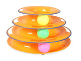 3 Levels Tower of Tracks Ball Interactive Cat Toy