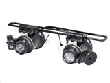 Magnifying Loupe Glasses with LED Lights