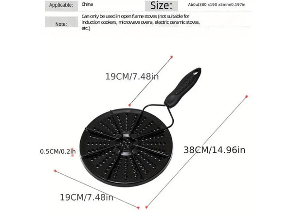 Gas Stove Heat Diffuser - Simmer Plate with Handle