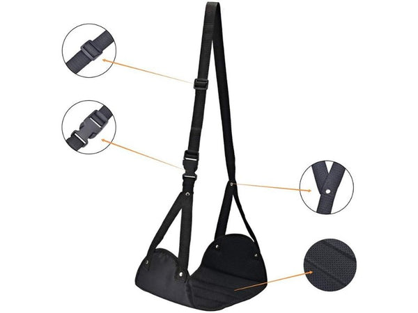 Travel Footrest Hammock Adjustable Height Foot Rest Hammock