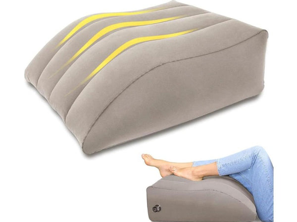 Inflatable Leg Foot Rest Pillow Cushion for Travel & Home