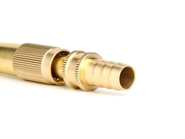 Copper High Pressure Garden Hose Spray Nozzle 1/2" Yellow