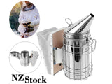 Bee Smoker with 100mm Leatheroid + Guard