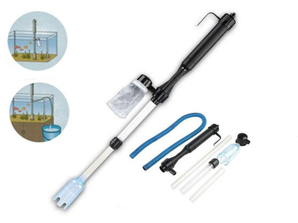 Aquarium Gravel Fish Tank Vacuum Filter Pump Siphon Versatile