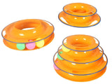 3 Levels Tower of Tracks Ball Interactive Cat Toy