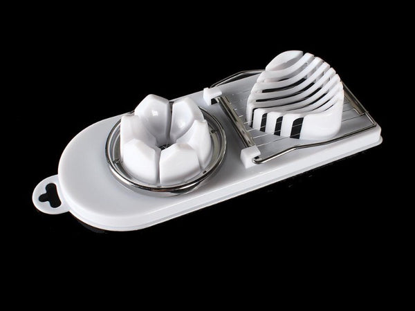 Stainless Steel Egg Slicer 2-in-1 Multi-Cut Tool