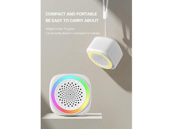 Portable White Noise Machine with 26 Sounds 7-Color Night Light