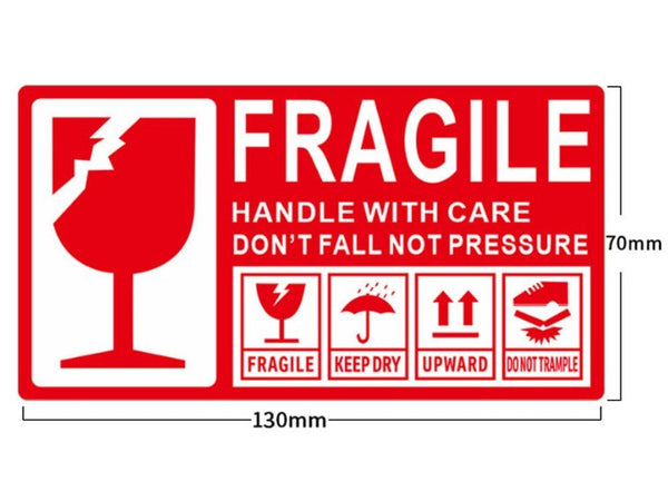 Fragile Stickers 250 Labels