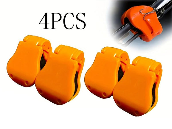 4x Multifunctional Fishing Rod Holder Clips Pole Organizers