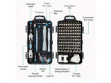 115-in-1 Precision Screwdriver Set with Magnetic Bits & Case