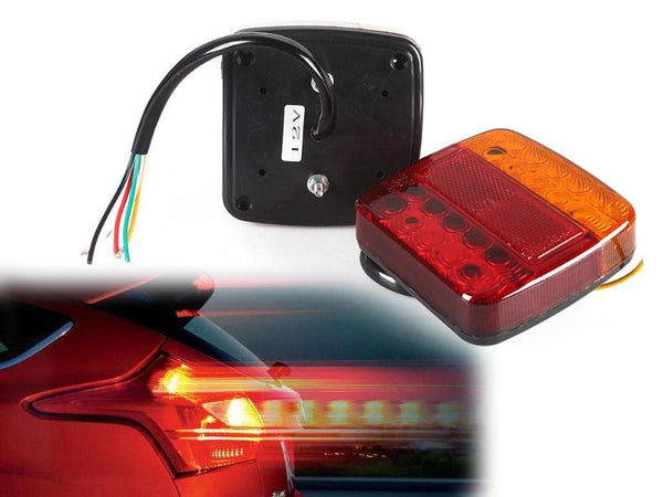 LED Trailer Lights with Number Plate Light for Boats/ Cars