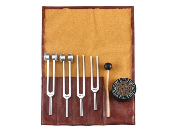 4pc Tuning Fork Set - Sound Healing & Meditation Frequency Tools