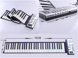 61 Keys Flexible Roll-up Electronic Piano Keyboard