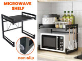 Microwave Oven Rack Kitchen Storage Shelf