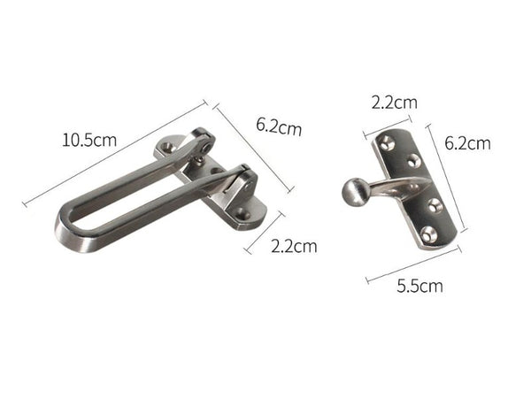 Security Door Guard With Screws