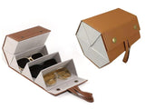 6-Slot Foldable Travel Sunglasses Organizer & Hanging Case