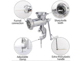 Manual Cast Iron Meat Grinder & Sausage Maker