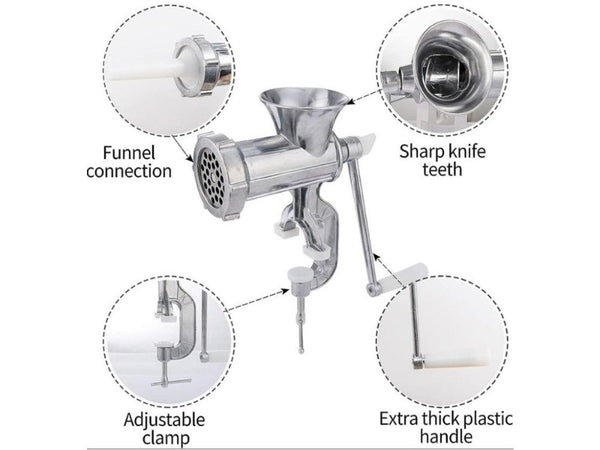 Manual Cast Iron Meat Grinder & Sausage Maker