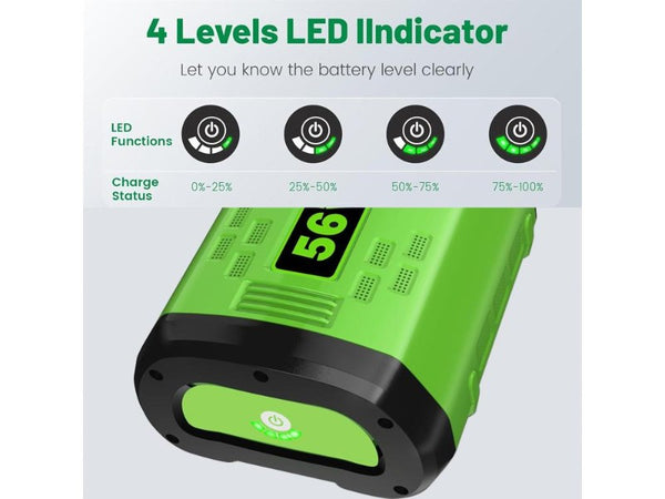 56V 5.0Ah BA2800 Replacement Battery for EGO Cordless Power Tool
