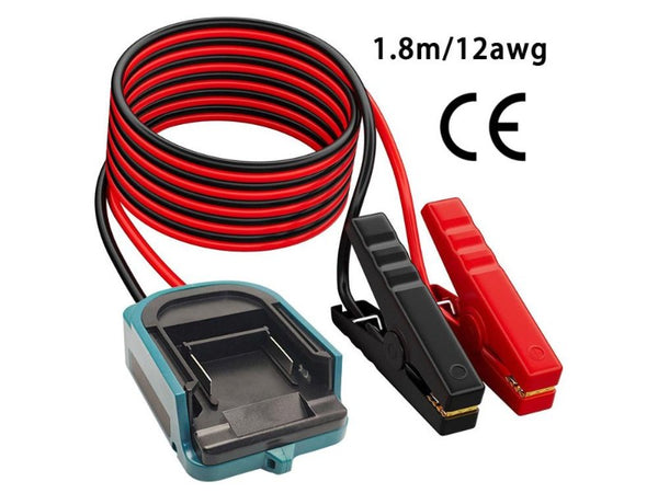 For Makita 18V Battery to Car Jump Starter - 1.8m Jumper Cable
