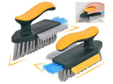 V-Shape Grout & Corner Cleaning Brush - 2-in-1 Scraper Tool