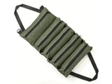 Tool Storage Bag Roll Bag Portable and with 5 Zip Pockets