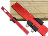 300MM Precision Woodworking Rule | Aluminum Slide Stop T-Square