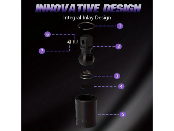 3pc 360 Degree Rotating Universal Joint Socket Adapter Set
