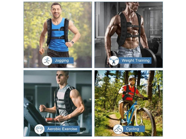 10kg Weighted Training Vest for Running & Fitness