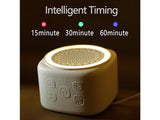 Portable White Noise Machine with 26 Sounds 7-Color Night Light