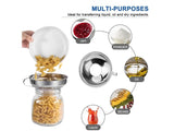 Stainless Steel Wide Mouth Canning Funnel - Preserving Jar Latch
