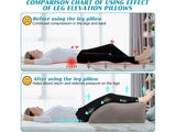 Inflatable Leg Foot Rest Pillow Cushion for Travel & Home
