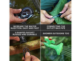20L Portable Solar Camping Shower Bag Heating Water Pouch