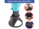 1pc Rotary Burr Set with Cutting Guide Locator for Dremel