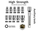 1/2" Drive Ratchet Socket Set, 12pc Metric 8-24mm