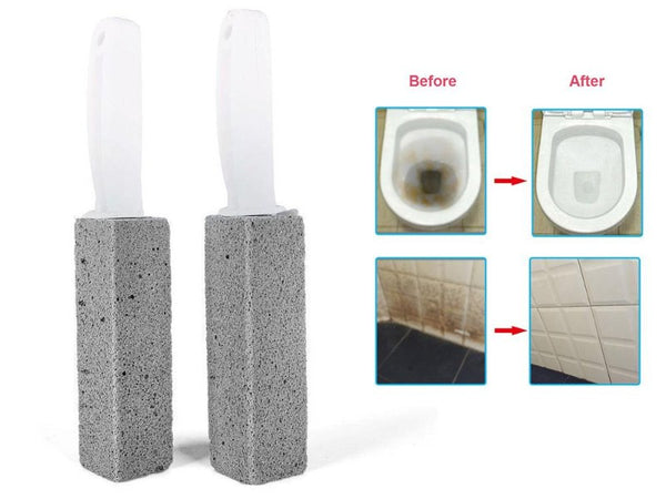 2pcs Pumice Toilet Bowl Cleaning Brushes