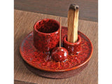 3-in-1 Ceramic Incense Burner Holder for Palo Santo Sage & Stick