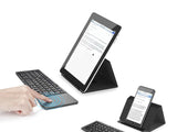 64-Key Foldable Wireless Bluetooth Keyboard with Touchpad
