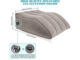 Inflatable Leg Foot Rest Pillow Cushion for Travel & Home